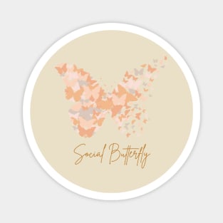 Social Butterfly Personality v6 Magnet